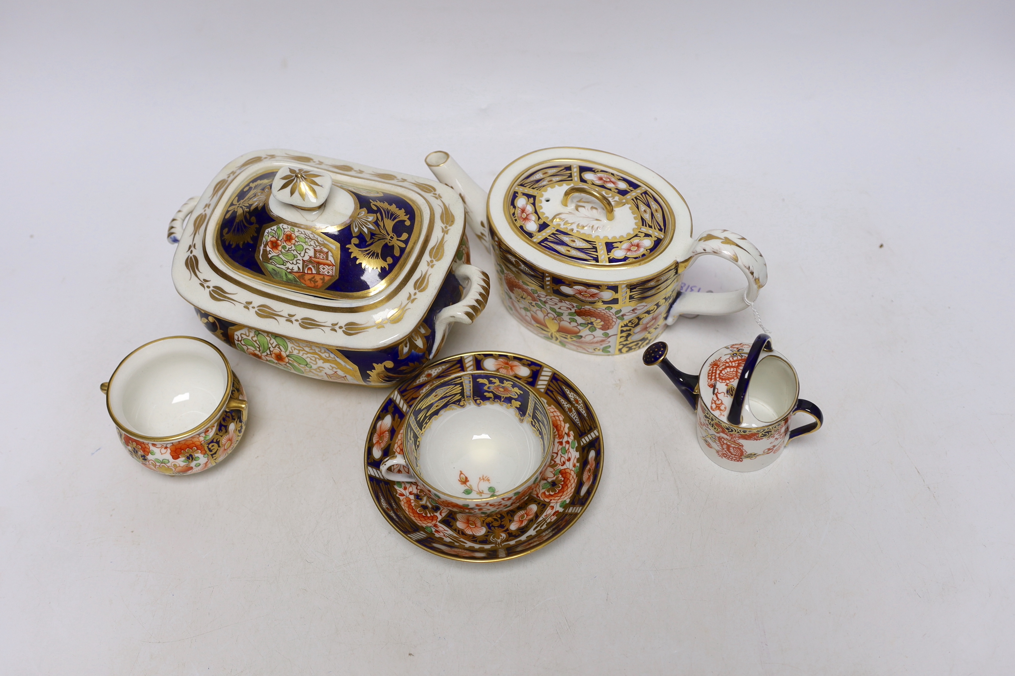 A group of Royal Crown Derby and other miniature ceramics